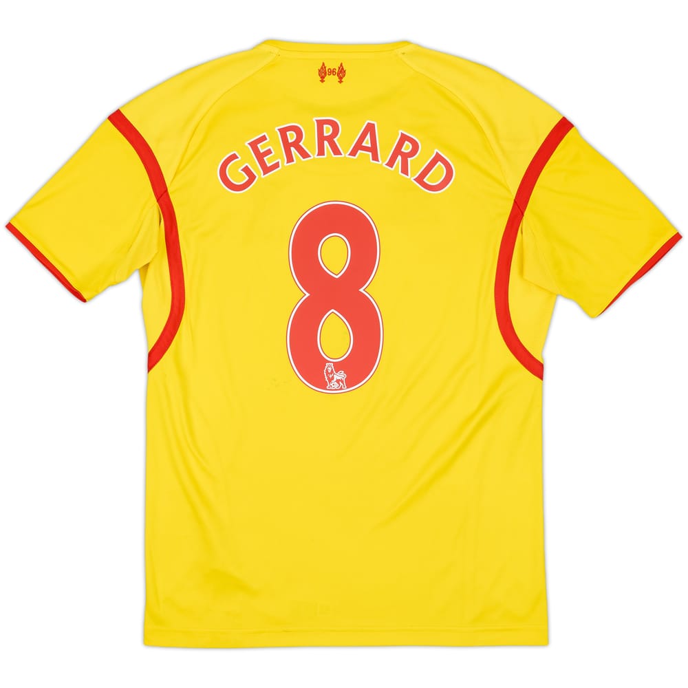 2014-15 Liverpool Away Shirt Gerrard #8 - 6/10 - (S)