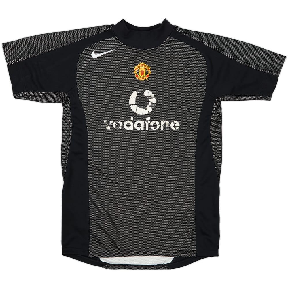 2004-05 Manchester United GK S/S Shirt - 4/10 - (L.Boys)