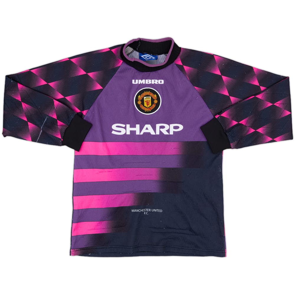 1996-97 Manchester United GK Shirt - 5/10 - (L.Boys)
