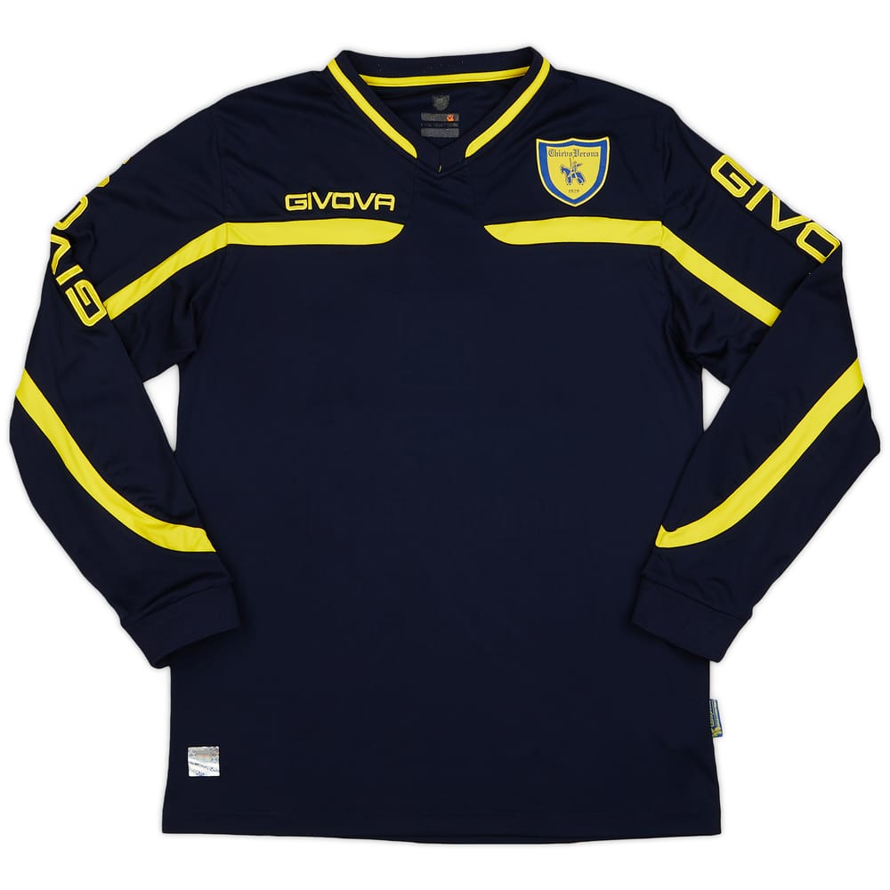 2017-18 Chievo Verona Givova Training L/S Shirt - 9/10 - (L)