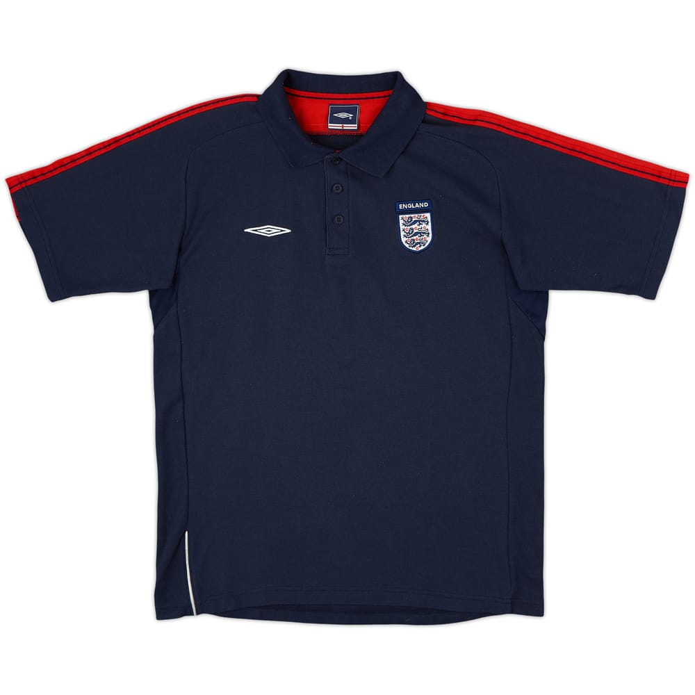 2002-04 England Umbro Polo Shirt - 8/10 - (M)