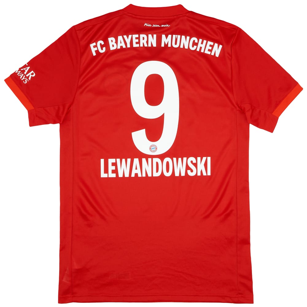 2019-20 Bayern Munich Home Shirt Lewandowski #9 - 9/10 - (S)