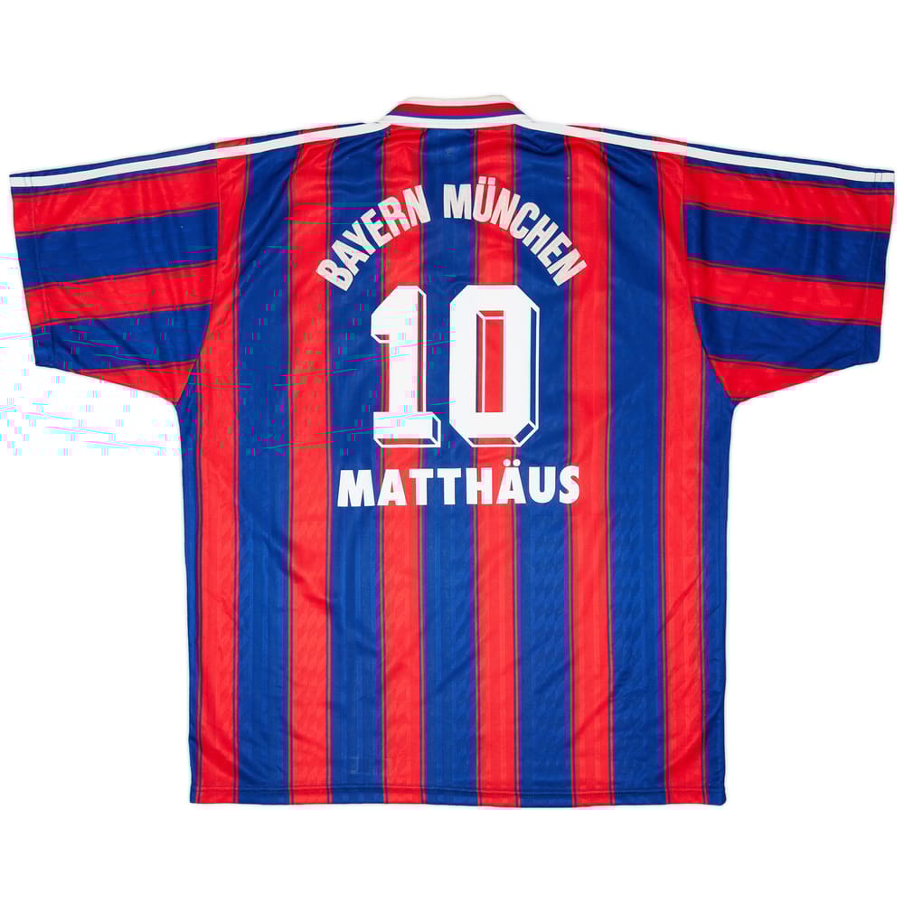 1995-97 Bayern Munich Home Shirt Matthäus #10 - 6/10 - (XL)