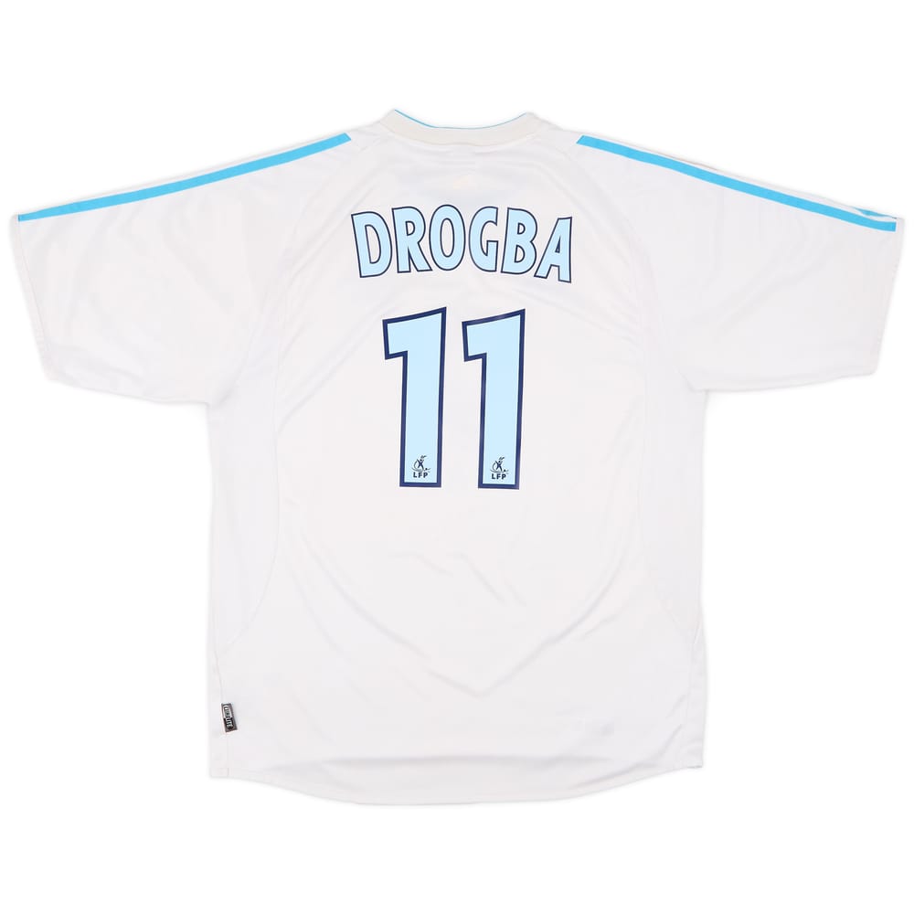 2003-04 Olympique Marseille Home Shirt Drogba #11 - 6/10 - (L)