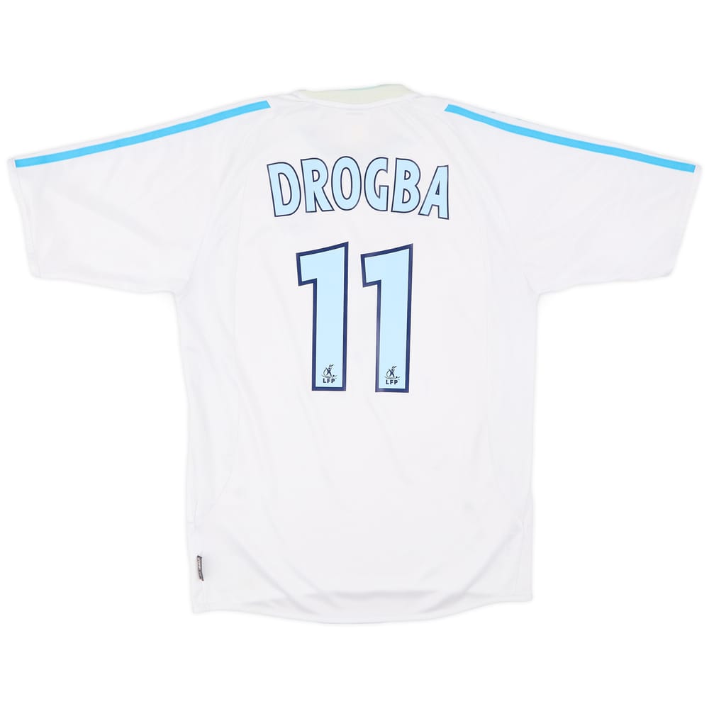 2003-04 Olympique Marseille Home Shirt Drogba #11 - 5/10 - (S)