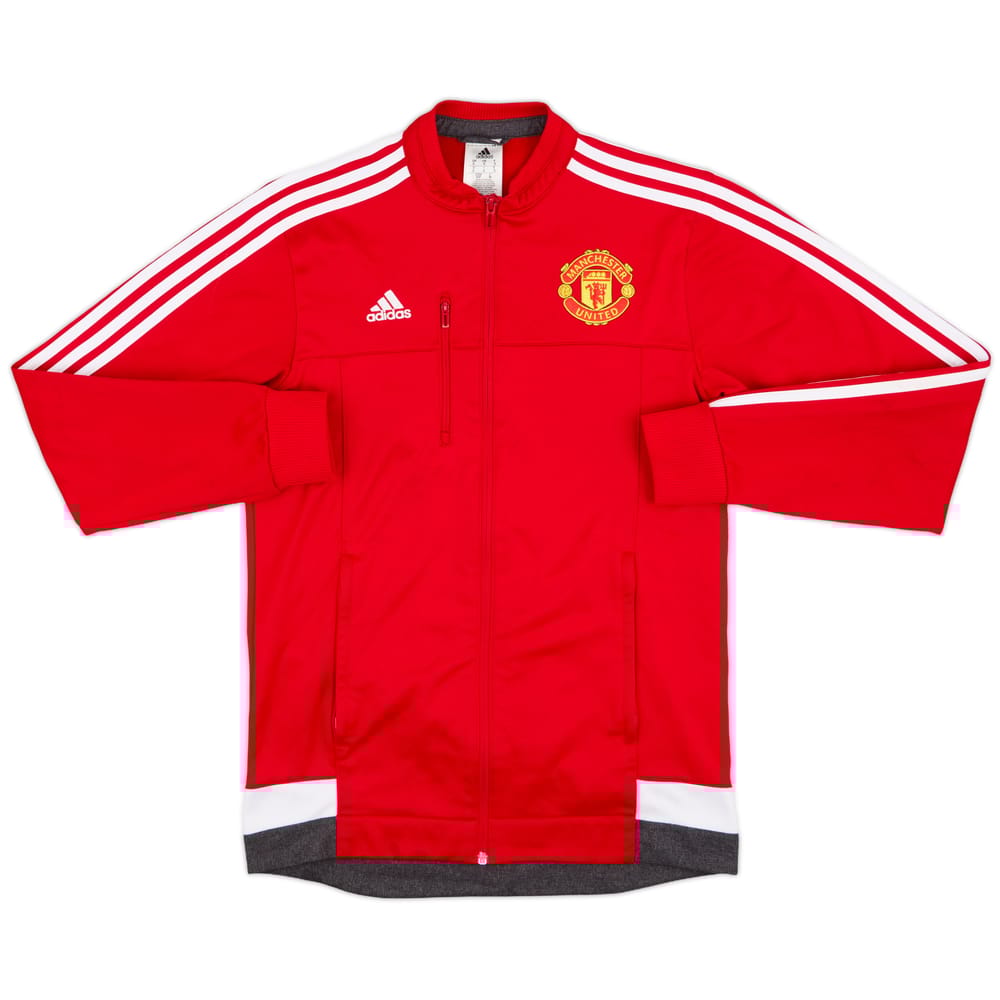 2015-16 Manchester United adidas Track Jacket - 8/10 - (S)