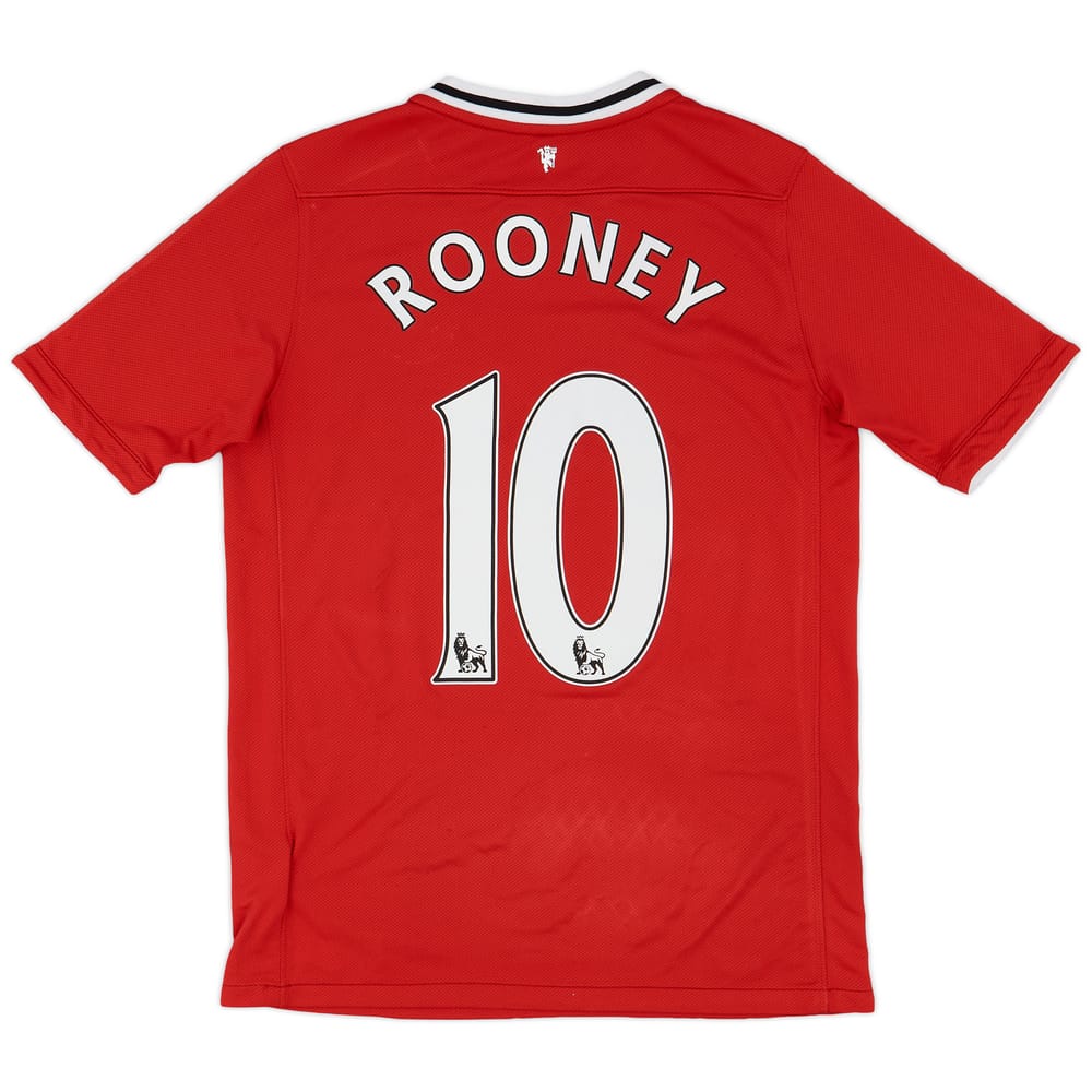 2011-12 Manchester United Home Shirt Rooney #10 - 8/10 - (XL.Boys)