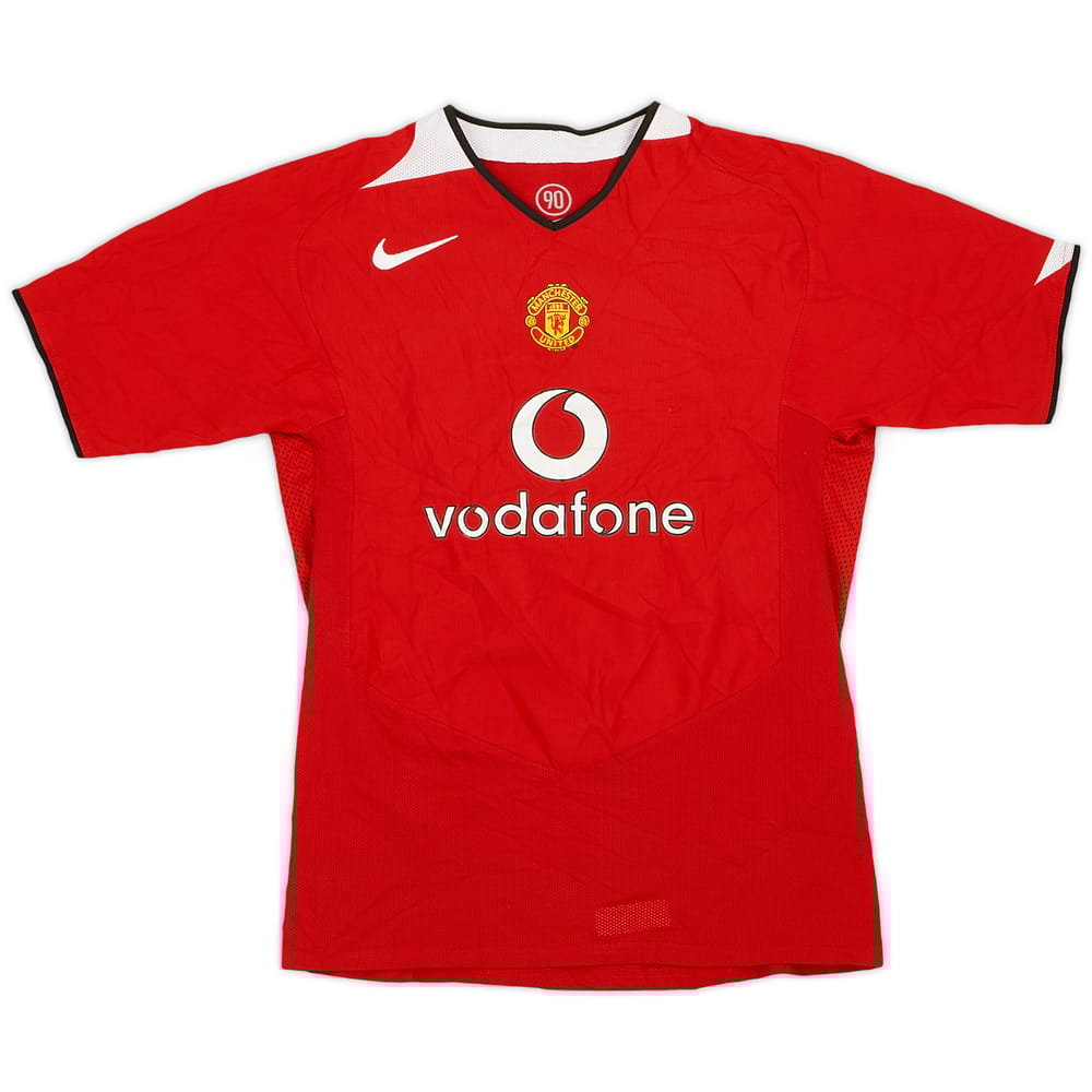 2004-06 Manchester United Home Shirt #11 - 7/10 - (XL.Boys)