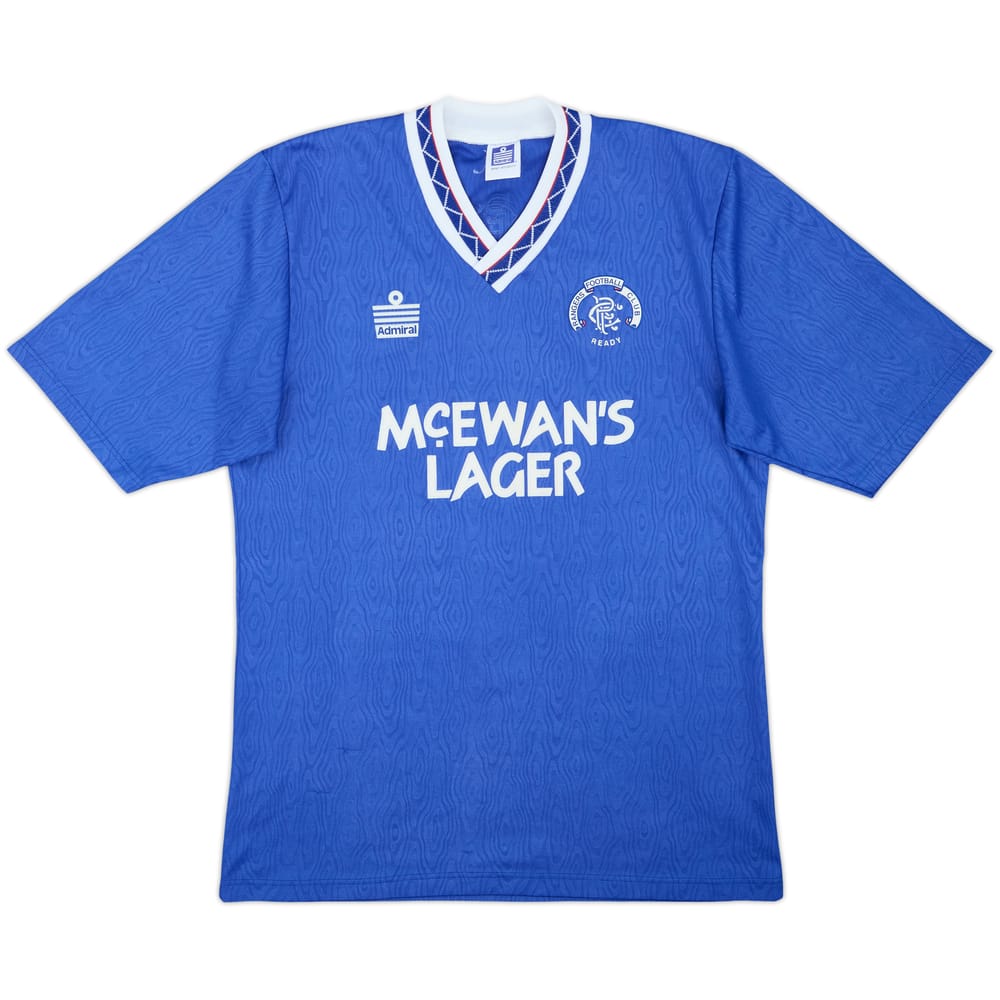1990-92 Rangers Home Shirt - 8/10 - (M)