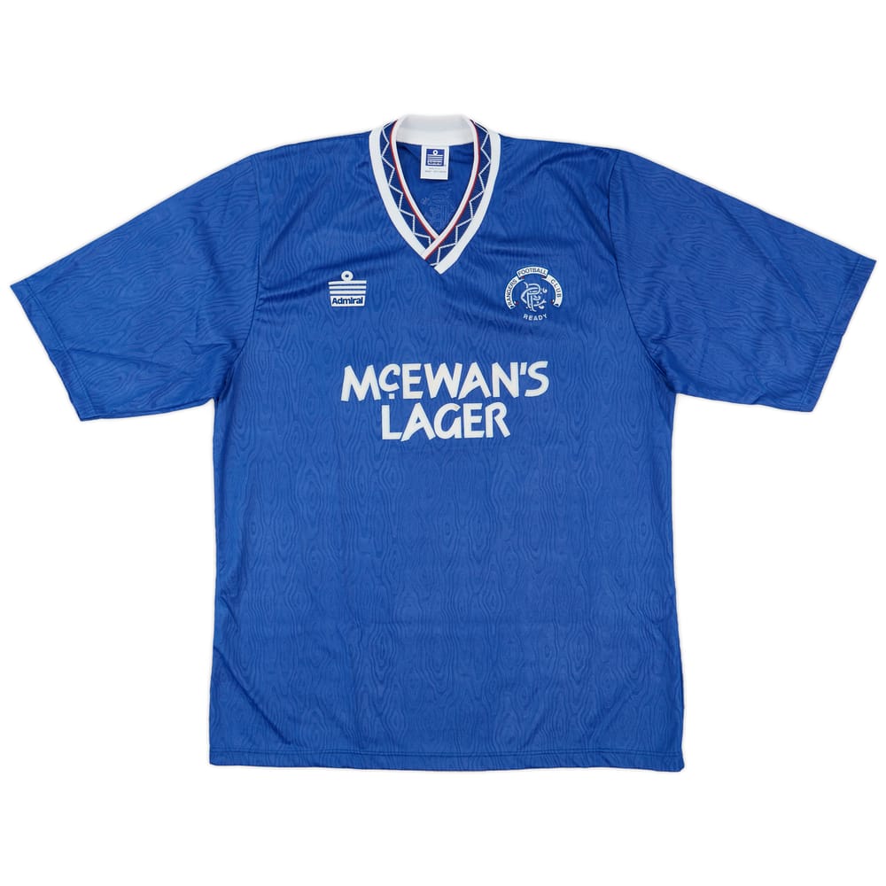 1990-92 Rangers Home Shirt - 9/10 - (L)