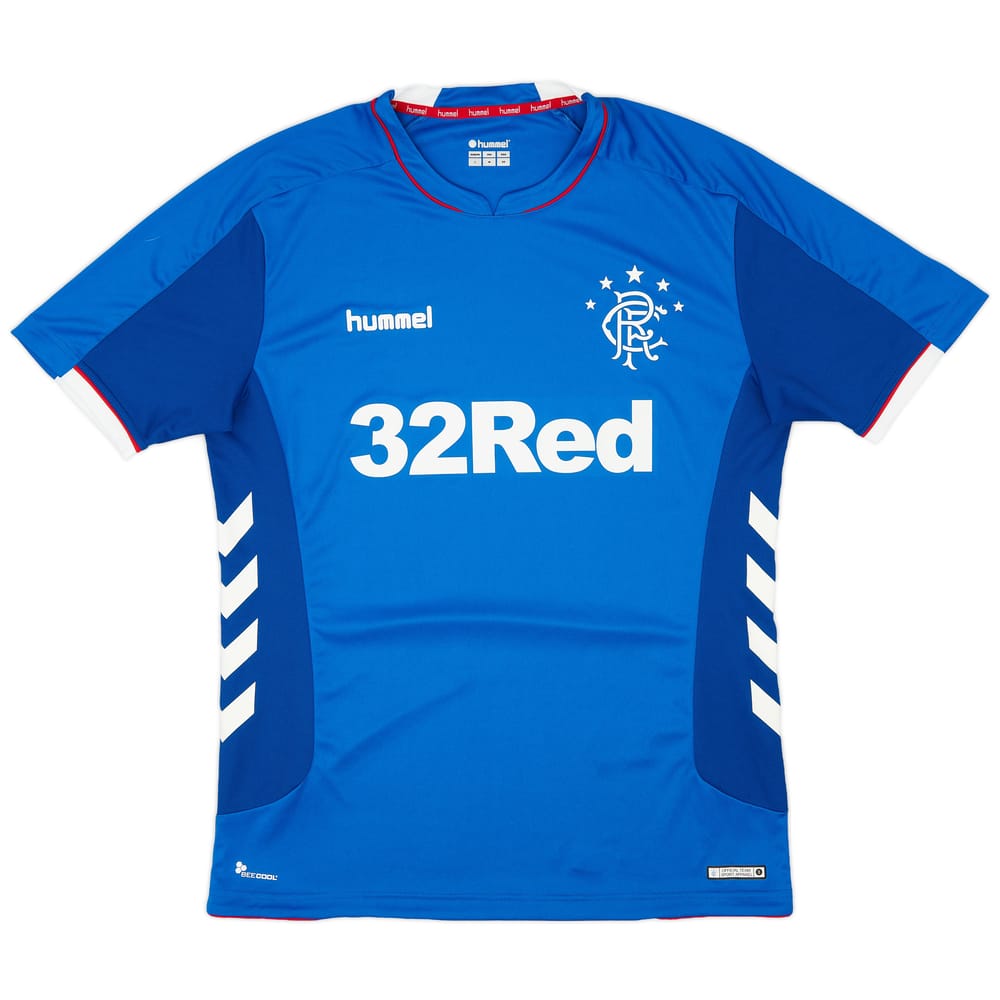 2018-19 Rangers Home Shirt - 9/10 - (L)