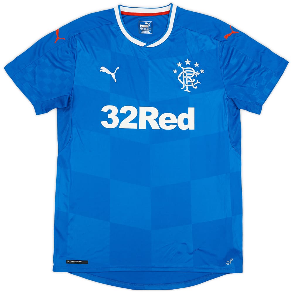 2016-18 Rangers Home Shirt - 9/10 - (L)