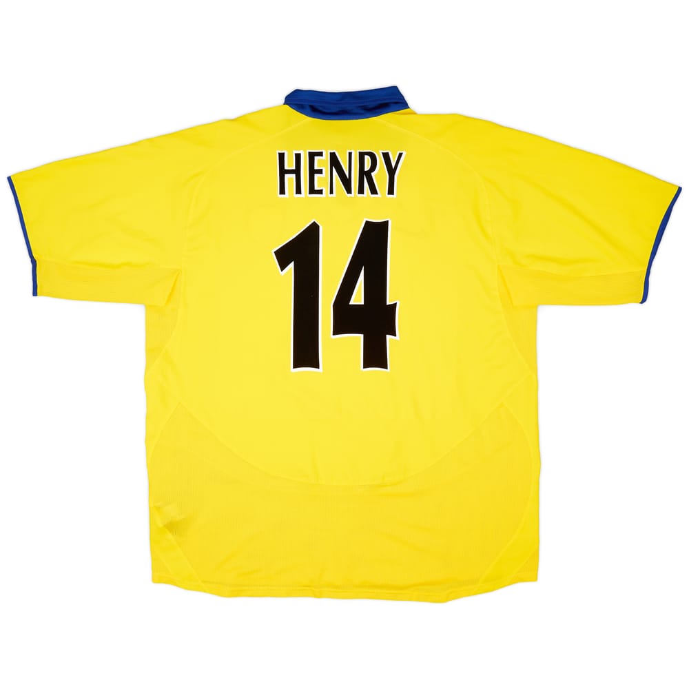 2003-05 Arsenal Away Shirt Henry #14 - 9/10 - (XXL)