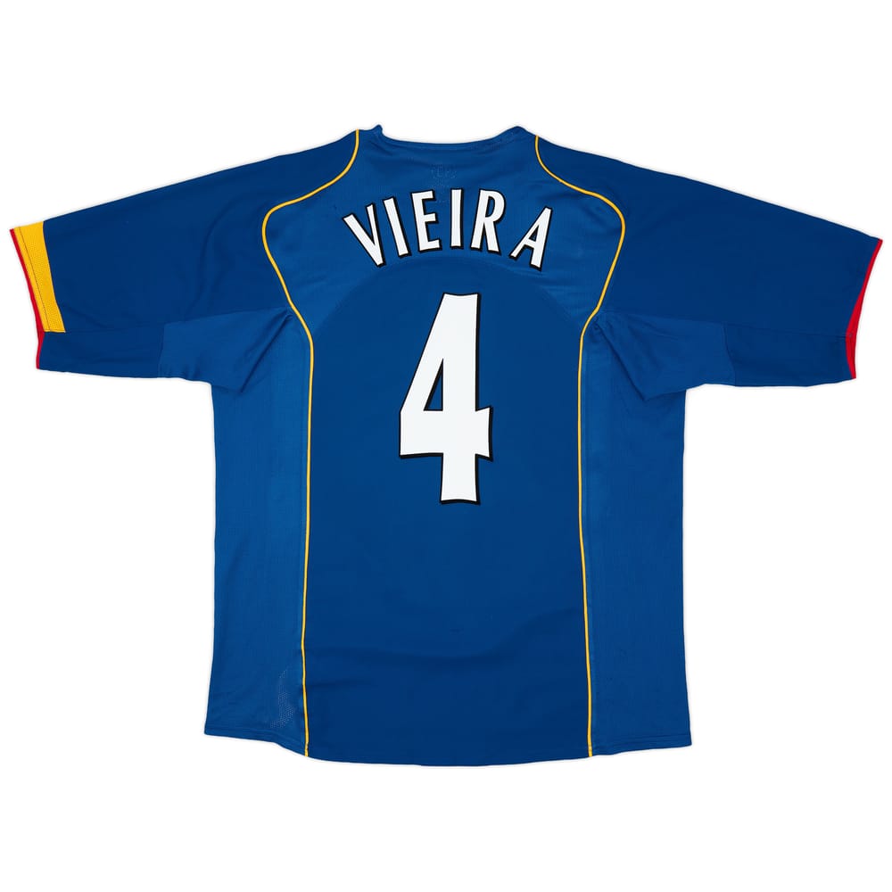 2004-06 Arsenal Away Shirt Viera #4 - 8/10 - (L)