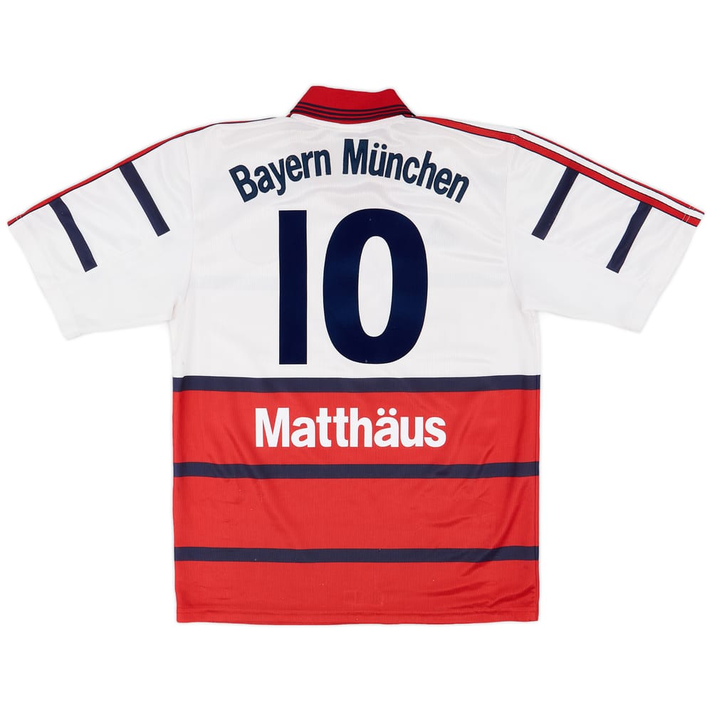 1998-00 Bayern Munich Away Shirt Matthäus #10 - 8/10 - (S)