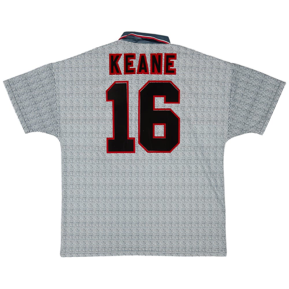 1995-96 Manchester United Away Shirt Keane #16 - 9/10 - (XL)