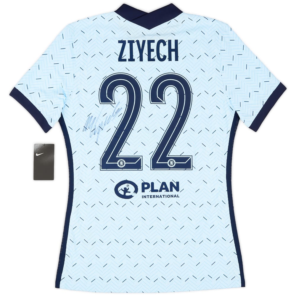 2020-21 Chelsea Player Issue Signed Away Shirt Ziyech #22 (M)