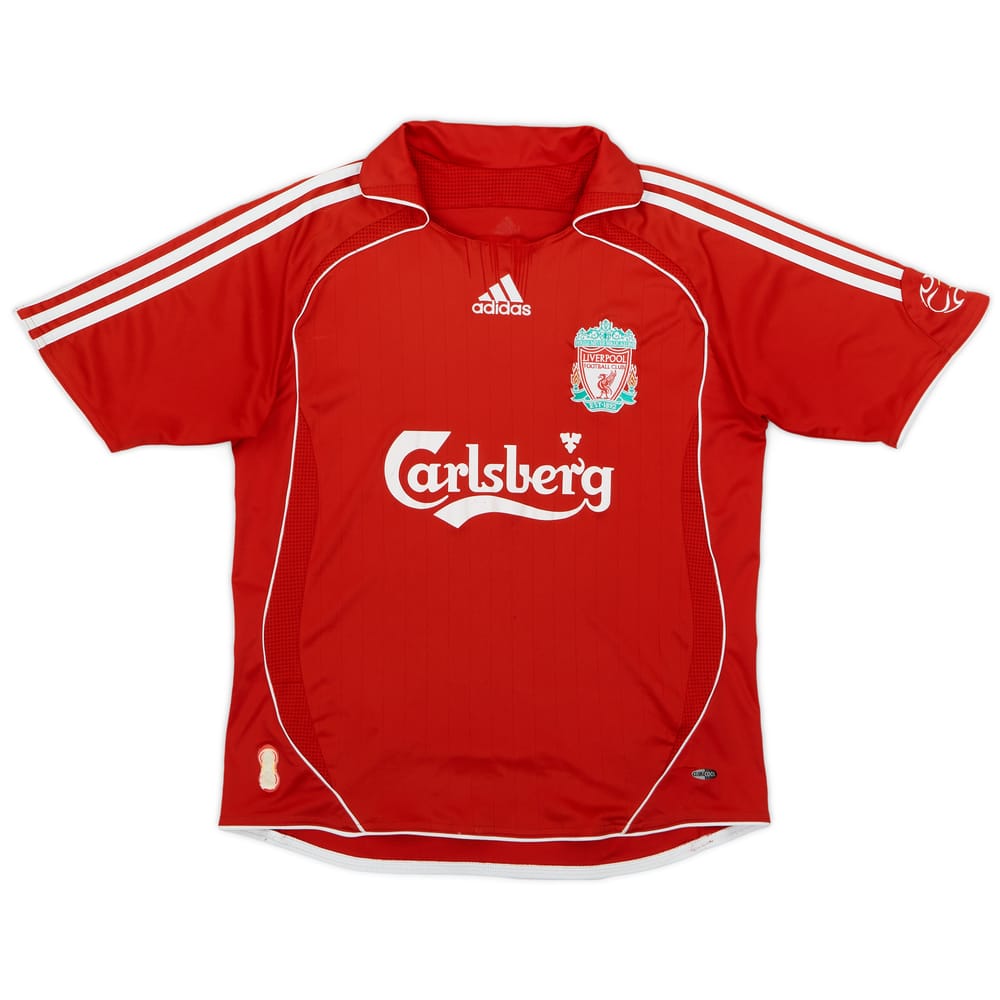 2006-08 Liverpool Home Shirt - 5/10 - (XL.Boys)