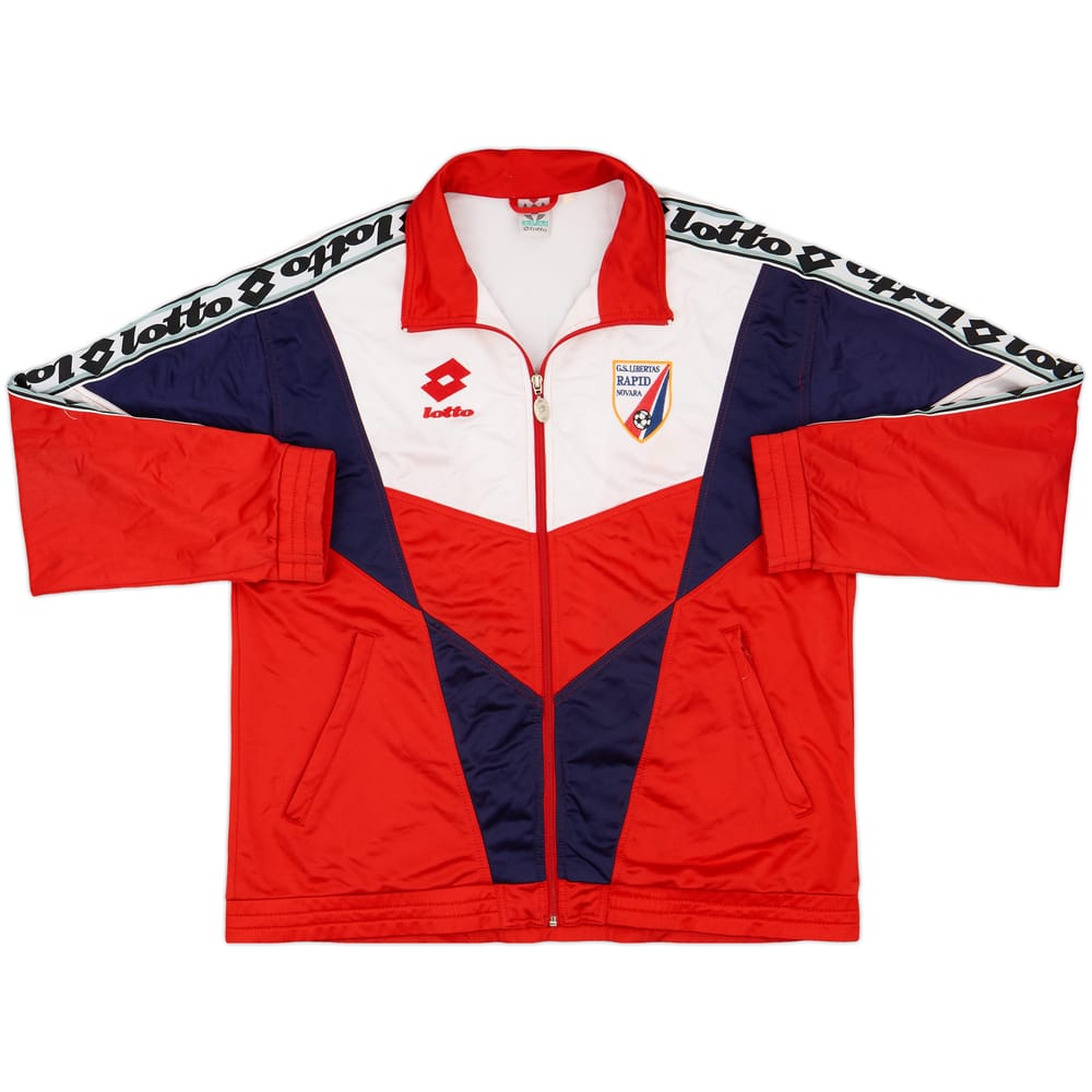 1993-94 Libertas Rapid Novara Lotto Track Jacket - 8/10 - (L)