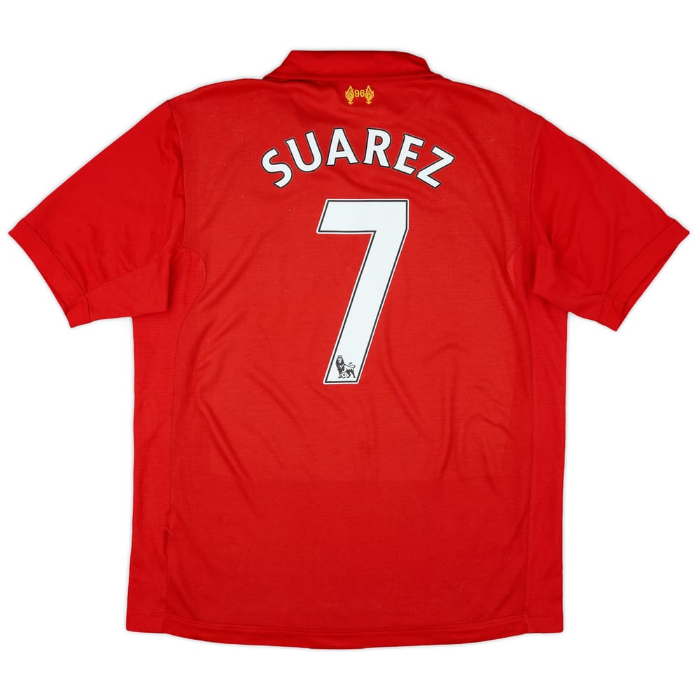 2012-13 Liverpool Home Shirt Suarez #7