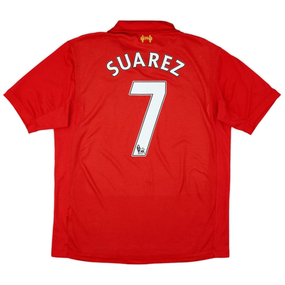 2012-13 Liverpool Home Shirt Suarez #7 - 6/10 - (S)