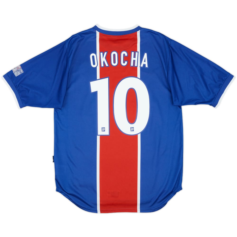 1999-00 Paris Saint-Germain Home Shirt Okocha #10 - 7/10 - (M)