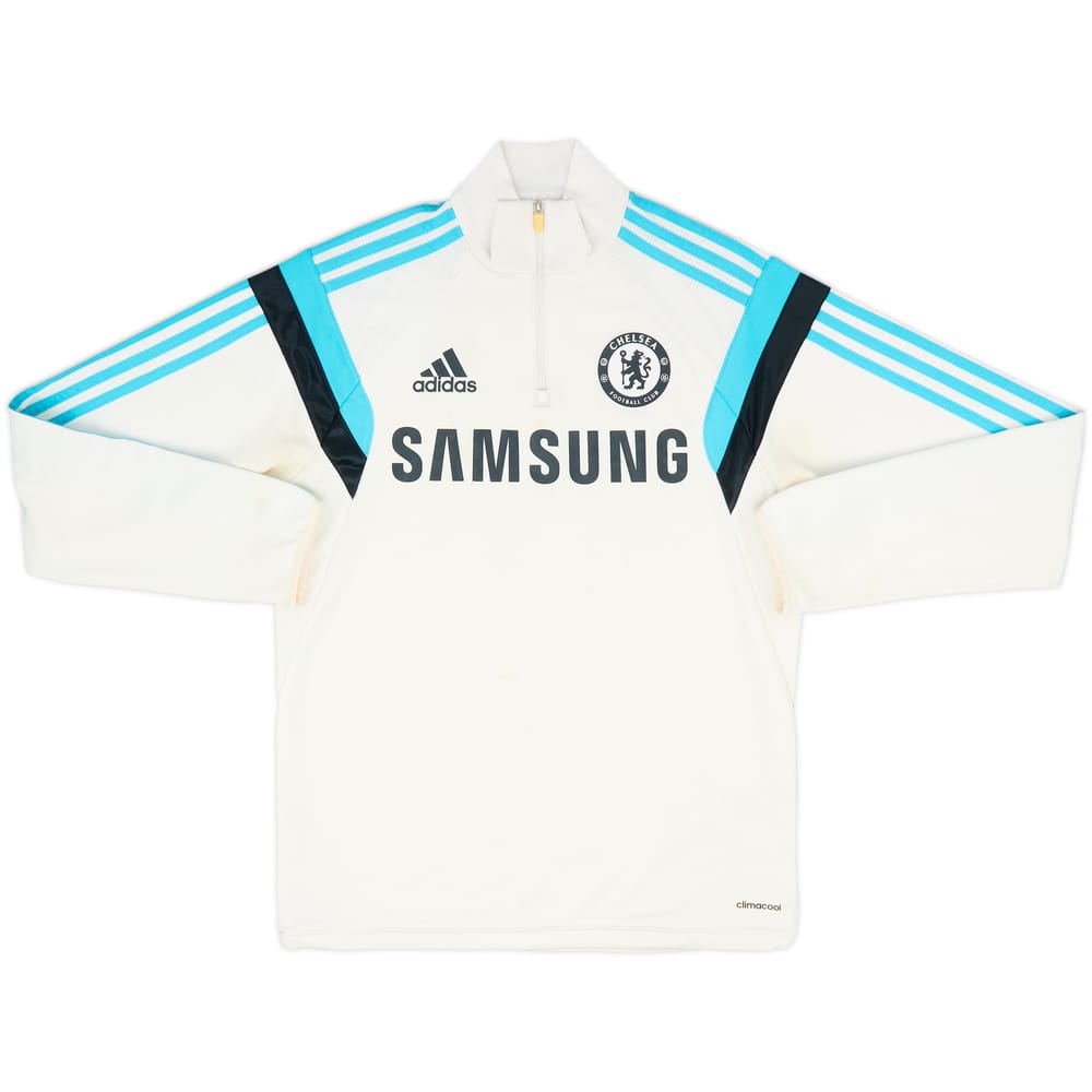 2014-15 Chelsea adidas 1/4 Zip Drill Top - 5/10 - (S)