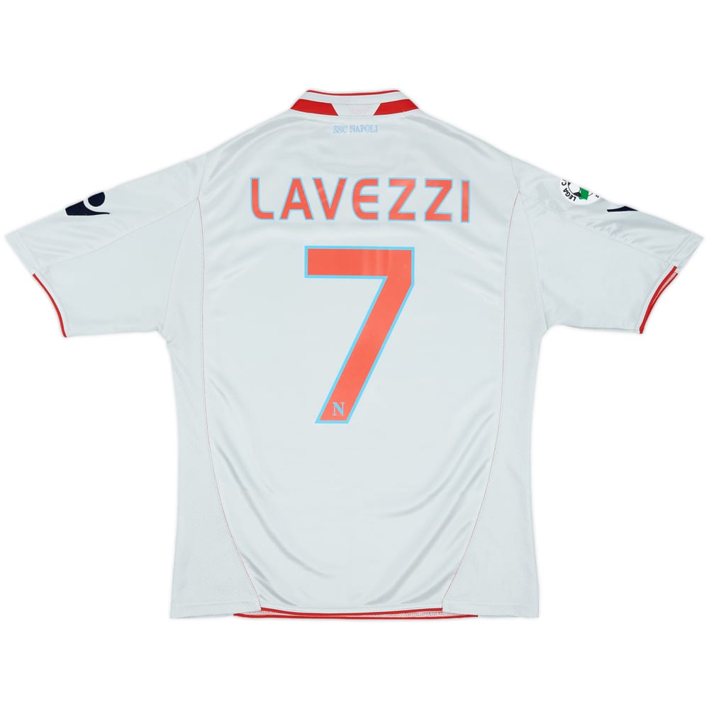 2009-10 Napoli Away Shirt Lavezzi #7 - 6/10 - (XL.Boys)