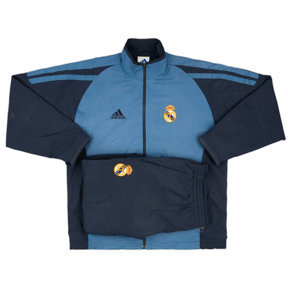 2001-02 Real Madrid adidas Tracksuit - 7/10 - (M/L)