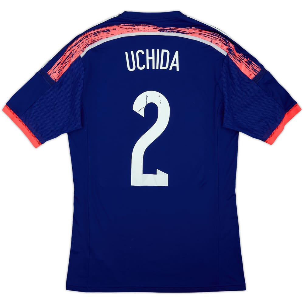 2013-15 Japan Authentic Home Shirt Uchida #2 - 6/10 - (L)
