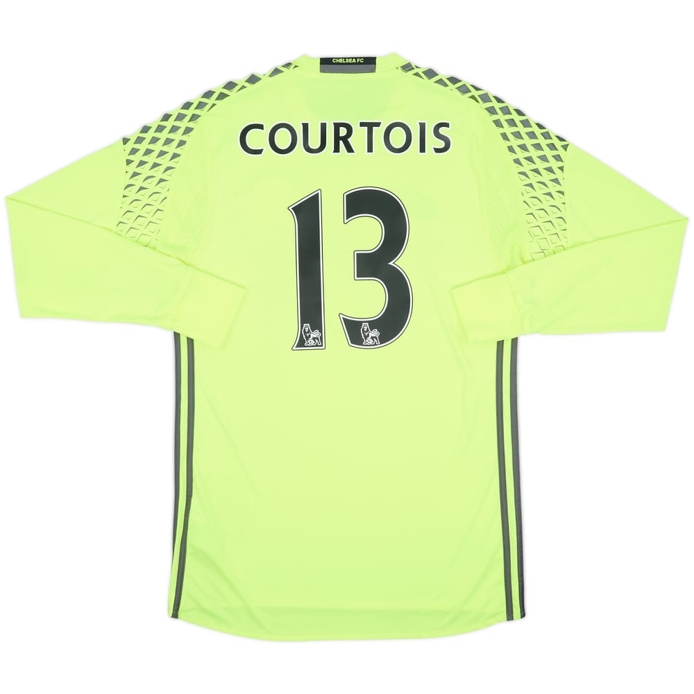 2016-17 Chelsea GK Shirt Courtois #13 - 6/10 - (M)