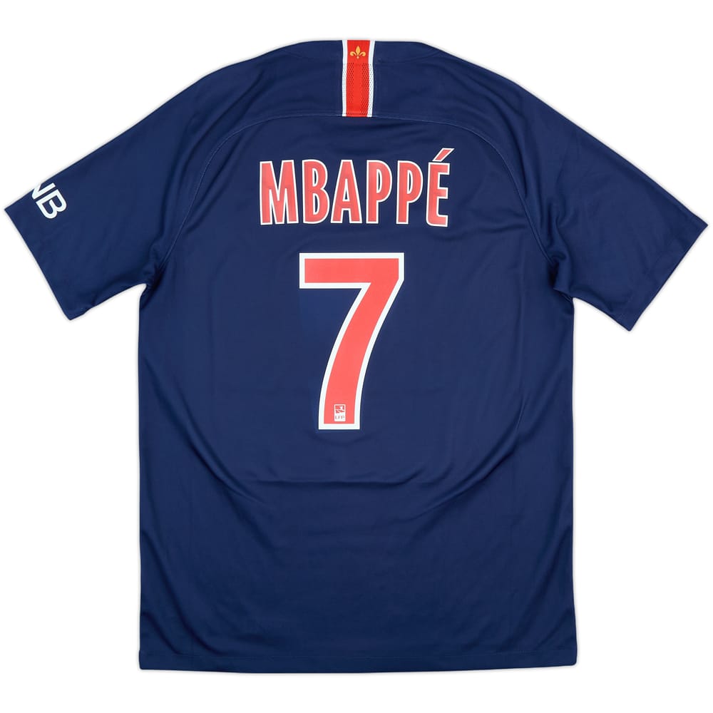 2018-19 Paris Saint-Germain Home Shirt Mbappe #7 - 10/10 - (M)