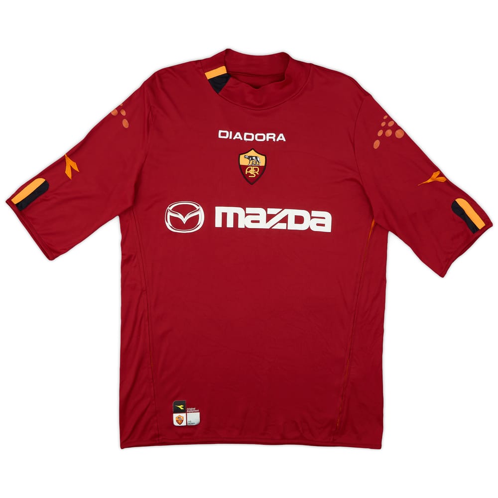 2003-04 Roma Home Shirt Totti #10 - 7/10 - (XL)
