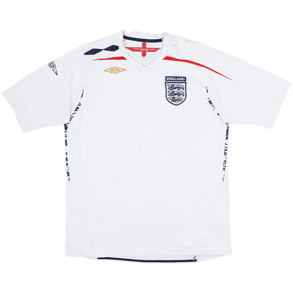 2007-09 England Home Shirt - 5/10 - (L)