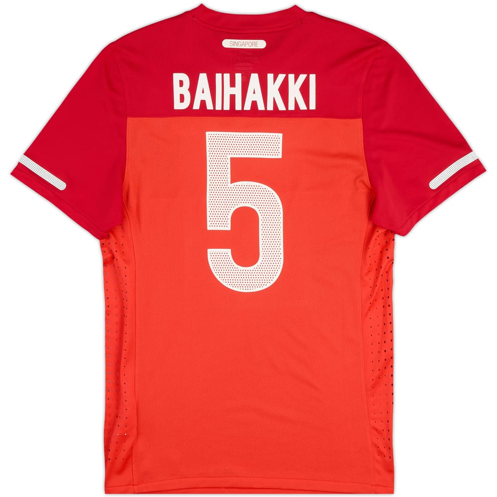 2010-11 Singapore Player Issue Home Shirt Baihakki #5 - 8/10 - (XL)