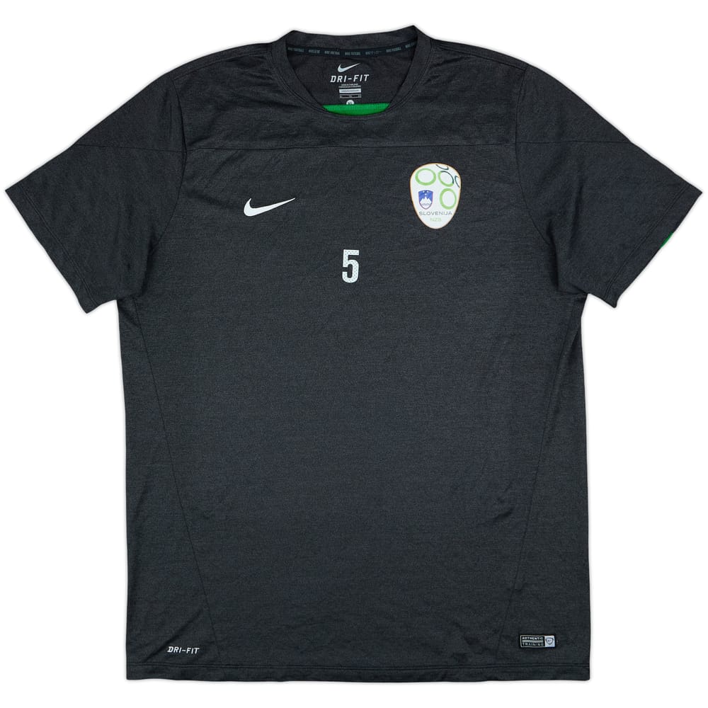 2014-15 Slovenia Player Issue Nike Training Shirt #5 - 8/10 - (XL)