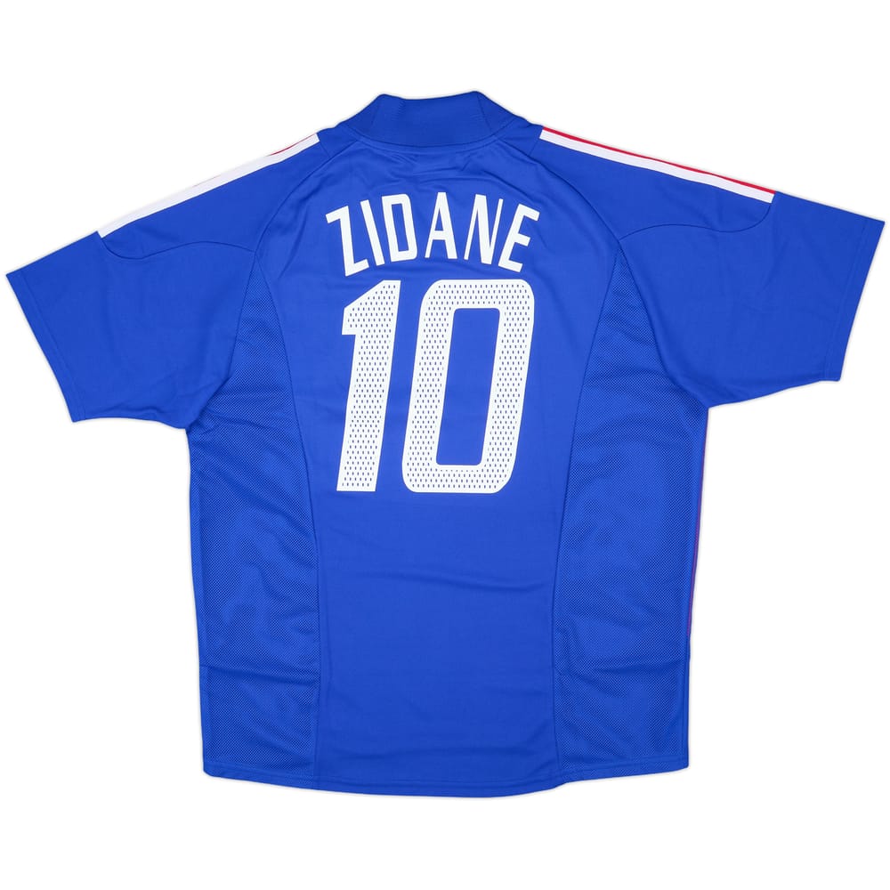 2002-04 France Home Shirt Zidane #10 (L)