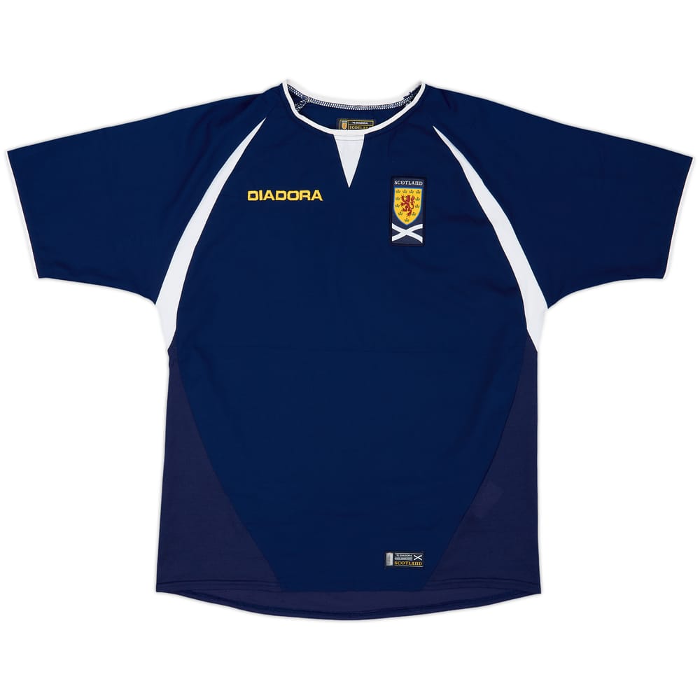 2003-05 Scotland Home Shirt - 9/10 - (XL.Boys)