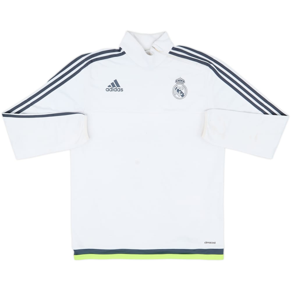 2015-16 Real Madrid adidas 1/4 Zip Drill Top - 5/10 - (M)