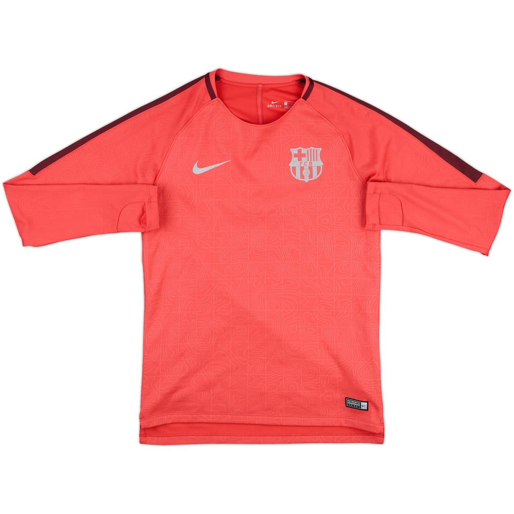 2018-19 Barcelona Nike Training L/S Shirt - 9/10 - (S)