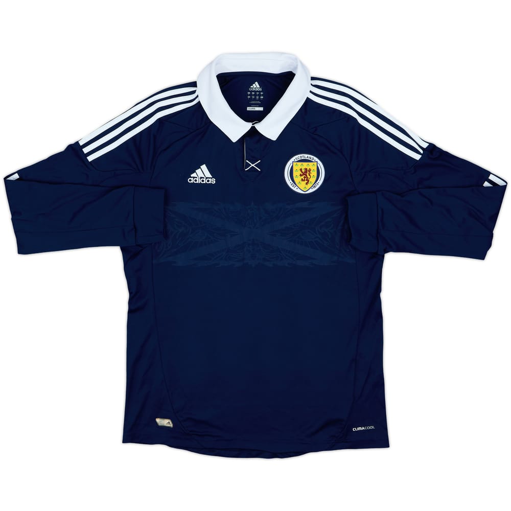 2011-13 Scotland Home L/S Shirt - 8/10 - (L)