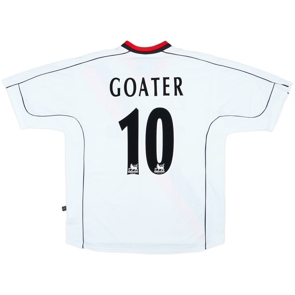 2002-03 Manchester City Away Shirt Goater #10 - 6/10 - (L)