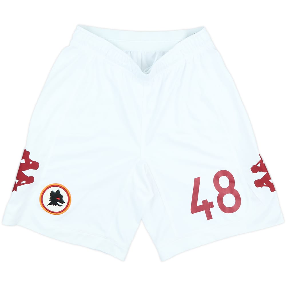 2012-13 Roma Player Issue Away Shorts #48 (Florenzi)