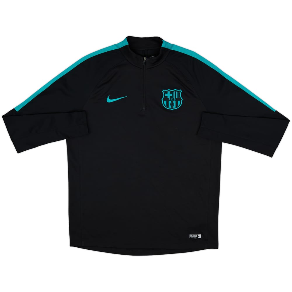 2016-17 Barcelona Nike 1/4 Zip Drill Top - 8/10 - (L)
