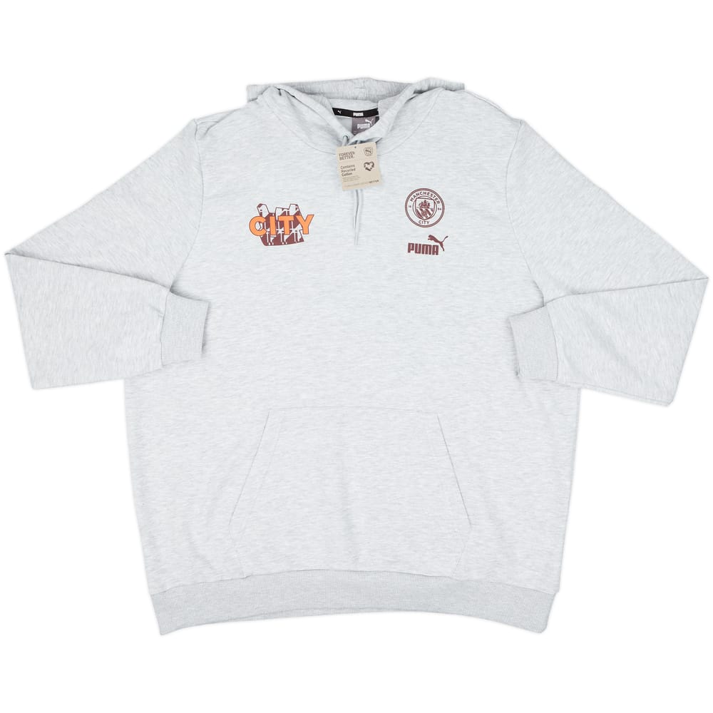 2023-24 Manchester City Puma Hooded Sweat Top (XXL)