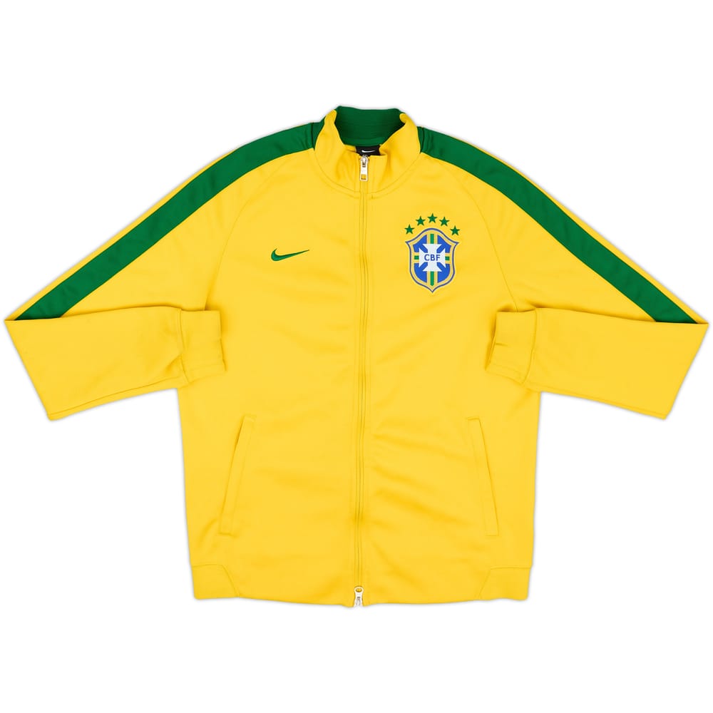 2014-15 Brazil Nike Track Jacket - 8/10 - (M)
