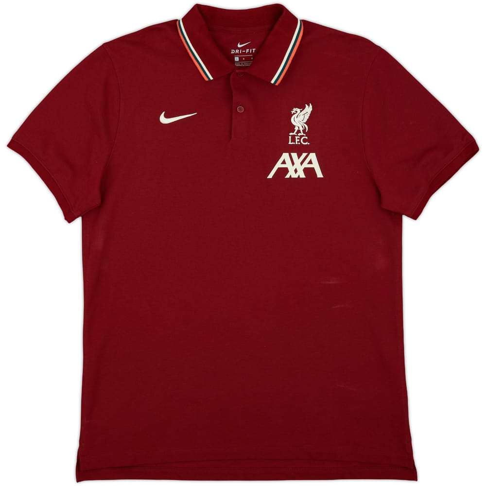 2021-22 Liverpool Nike Polo Shirt - 7/10 - (L)