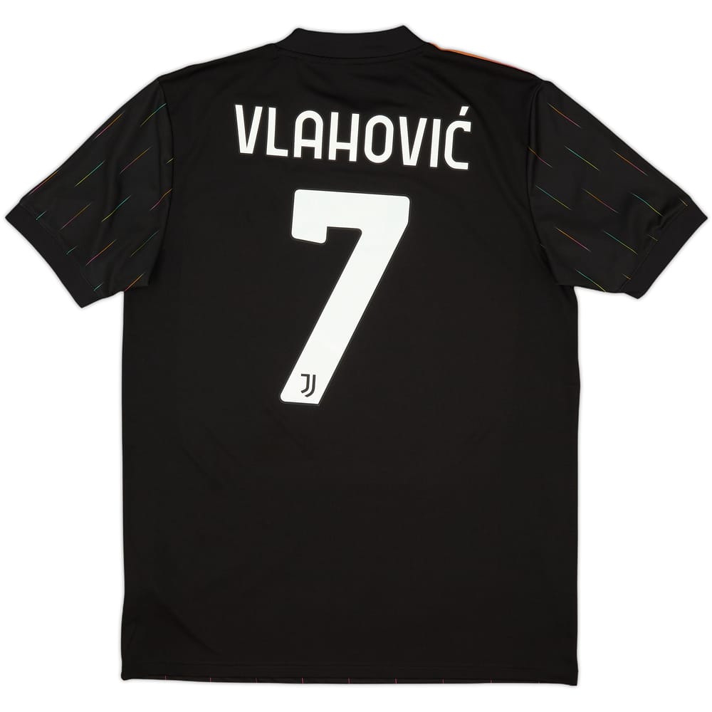 2021-22 Juventus Away Shirt Vlahovic #7 - 10/10 - (L)