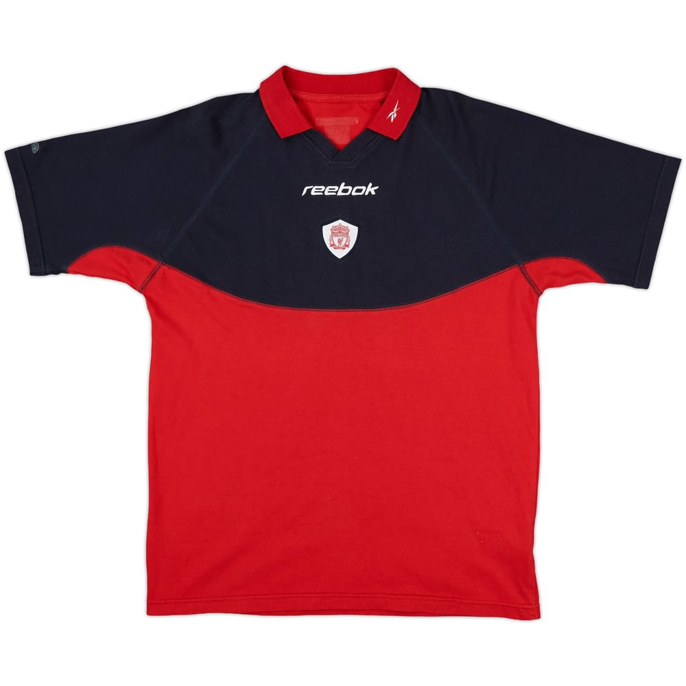 2002-03 Liverpool Reebok Polo Shirt - 7/10 - (L)