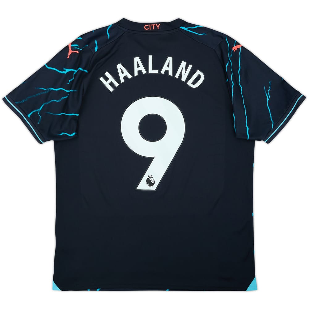 2023-24 Manchester City Third Shirt Haaland #9 - 10/10 - (L)